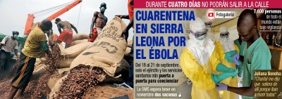 Mientras en Costa de Marfil se debe seguir con la maquinaria del cacao, en un país vecino se toman medidas de cuarentena... 