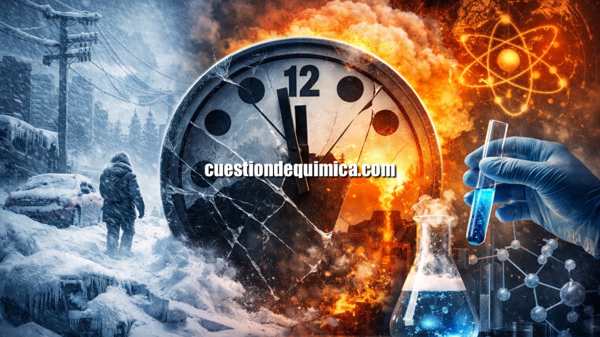 Reloj del fin del mundo, vórtice polar cuestión de química